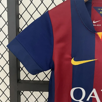 Retro Kids Barcelona Home Jersey 14/15