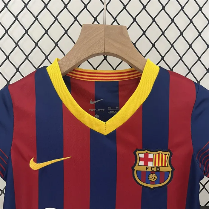 Retro Kids Barcelona Home Jersey 13/14