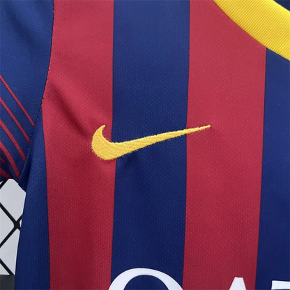 Retro Kids Barcelona Home Jersey 13/14