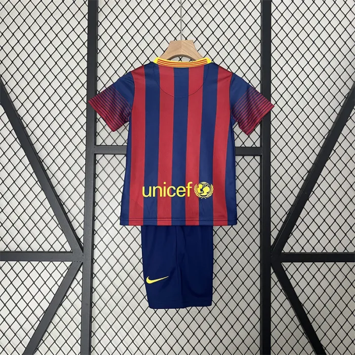 Retro Kids Barcelona Home Jersey 13/14