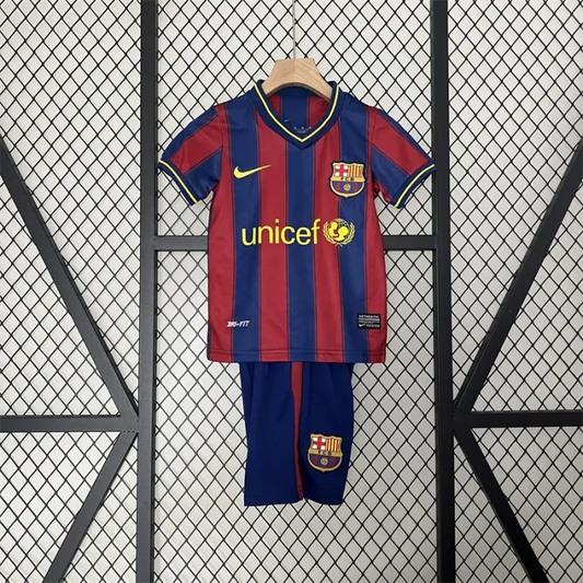 Retro Kids Barcelona Home Jersey 09/10