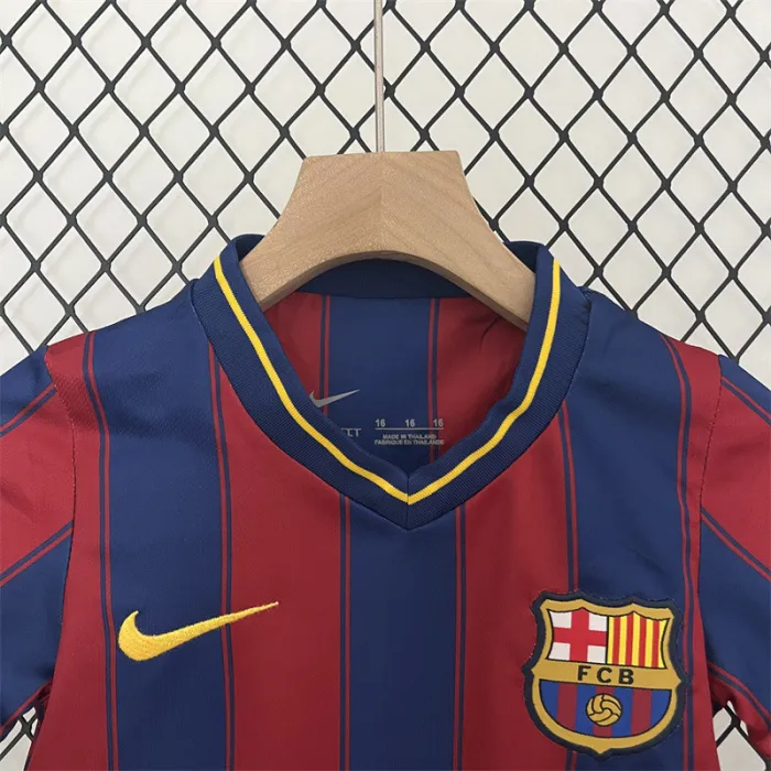 Retro Kids Barcelona Home Jersey 09/10