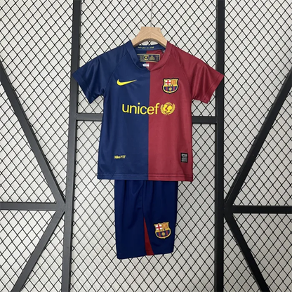 Retro Kids Barcelona Home Jersey 08/09