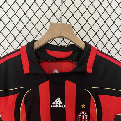 Retro Kids AC Milan Home Jersey 06/07