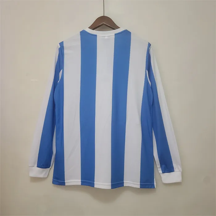 Argentina Jersey Home Kit 1978 Retro Long Sleeves Football Team Soccer Shirt