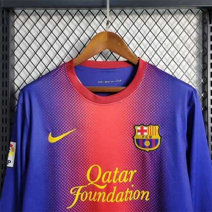 Barcelona Jersey Home kit 2012 2013 Retro Long Sleeves