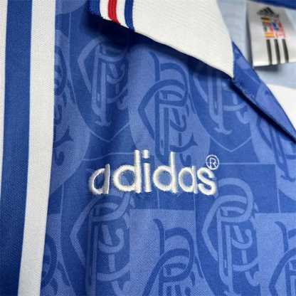 Retro Rangers Home Kit 1996 1997 Football Jersey