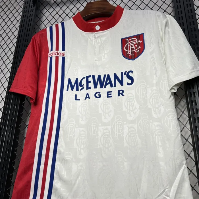 Retro Rangers Away Kit 1996 1997 Football Jersey