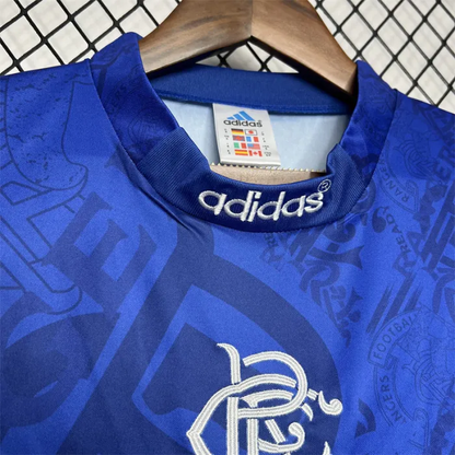 Retro Rangers Home Kit 1994 1996 Football Jersey