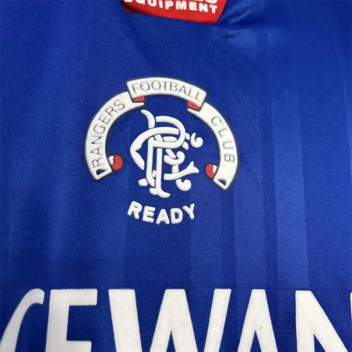 Retro Rangers Home Kit 1992 1994 Football Jersey