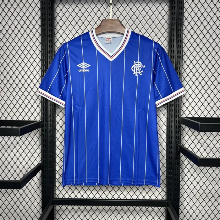Retro Rangers Home Kit 1982 1984 Football Jersey