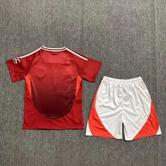 Kids Manchester united Home Kit 24/25 Football Jersey