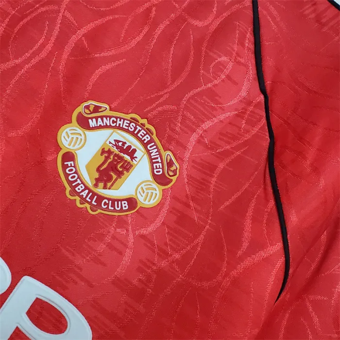 Manchester United Jersey Home Kit 1990/92 Retro Football Team Soccer Shirt
