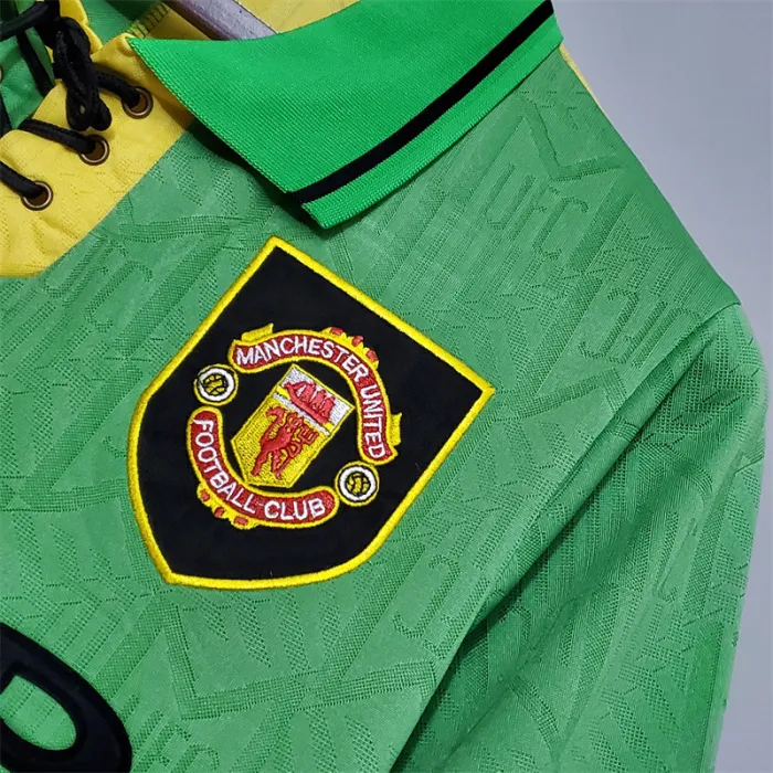 Manchester United Jersey Away Kit 1992/93 Retro Football Team Soccer Shirt