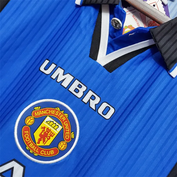 Manchester United Jersey Third Kit 1996/97 Retro Football Team Soccer Shirt