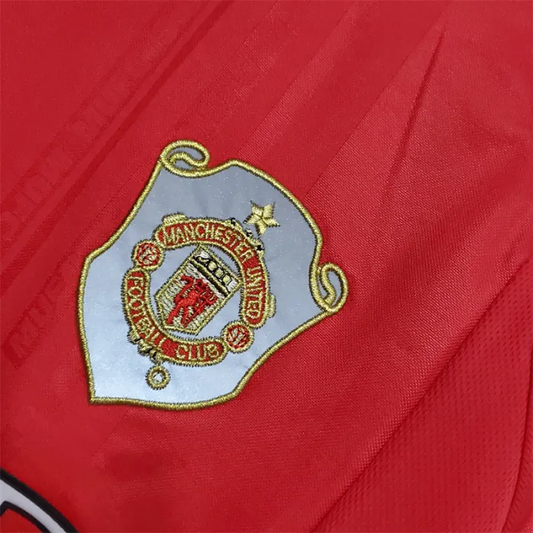Manchester United Jersey Home Kit 1999/00 Retro Football Team Soccer Shirt