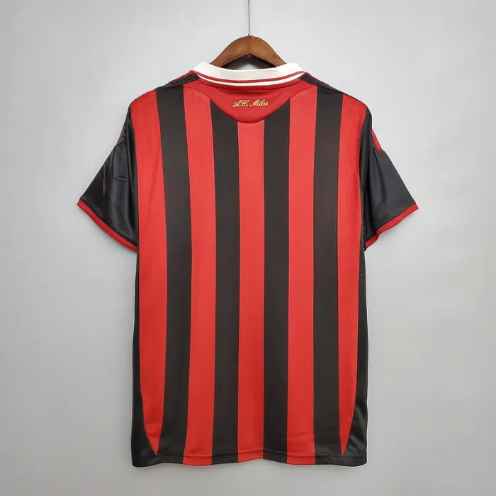 AC Milan Jersey Home Kit 2009 2010 Retro