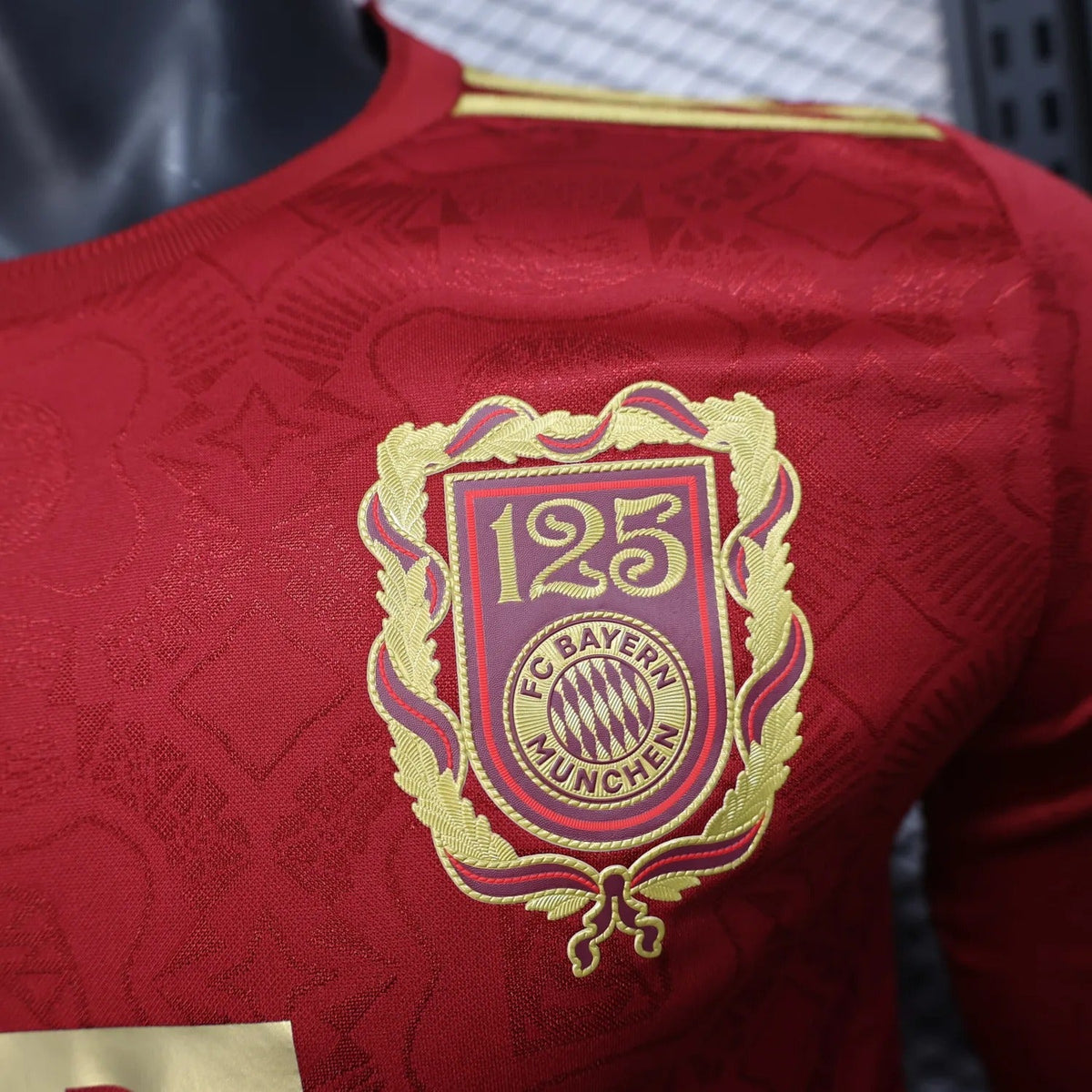 player version bayern munich jersey 25/26 anniversary edition long sleeves football kit soccer jersey