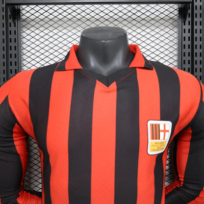Player Version AC Milan Jersey 25/26 Long sleeves 125-Year Anniversary Football Kit Soccer Jersey