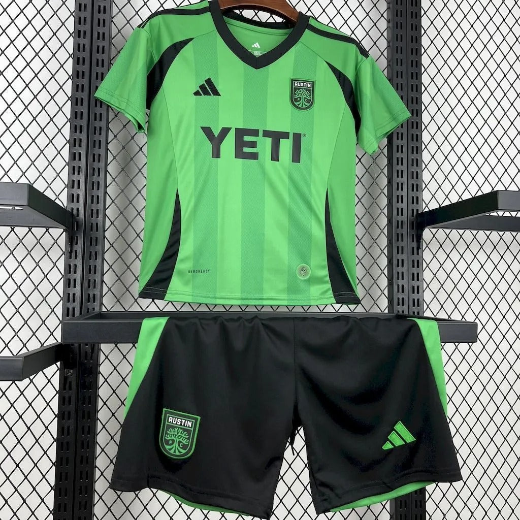 kids austin jersey 25/26 home football kit soccer jersey