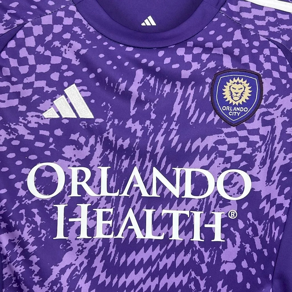 kids orlando city jersey 25/26 home football kit soccer jersey