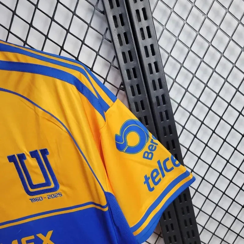 club tigres home jersey 25/26 football kit soccer jersey