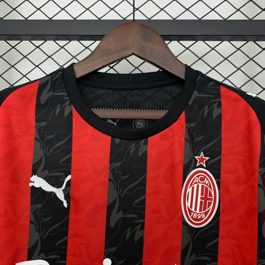 ac milan jersey 25/26 home football kit soccer jersey