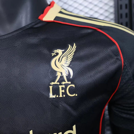 player version liverpool black jersey 25/26 football kit soccer jersey