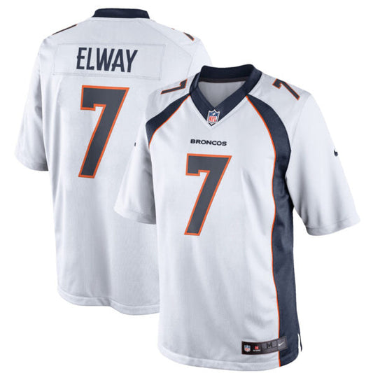 John Elway Denver Broncos Jersey - White
