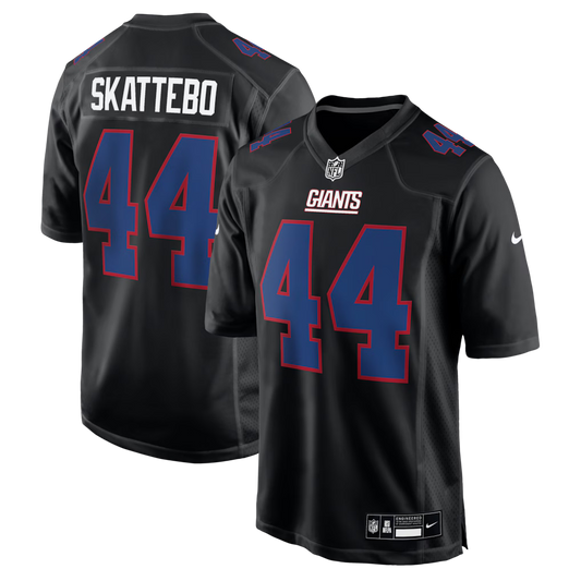 Cam Skattebo New York Giants Jersey - Carbon Black