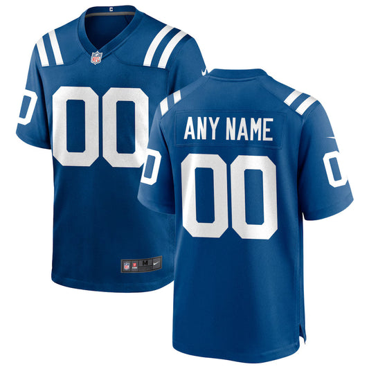 Custom Indianapolis Colts Jersey - Royal Blue