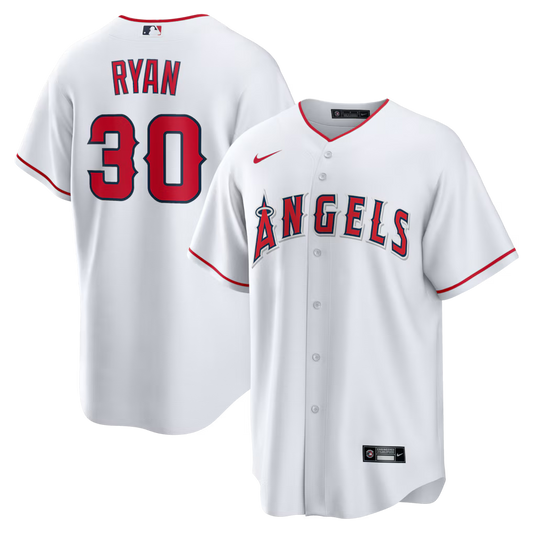 Nolan Ryan Los Angeles Angels Home Retired Player Jersey - White