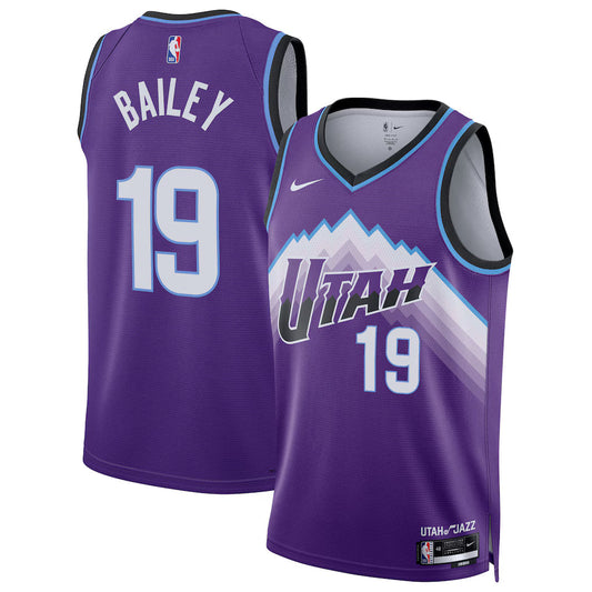 Ace Bailey Utah Jazz Unisex Swingman Jersey - Icon Edition - Purple