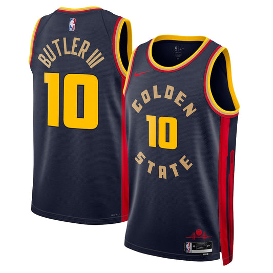 Jimmy Butler Golden State Warriors Unisex Swingman Jersey - City Edition - Navy