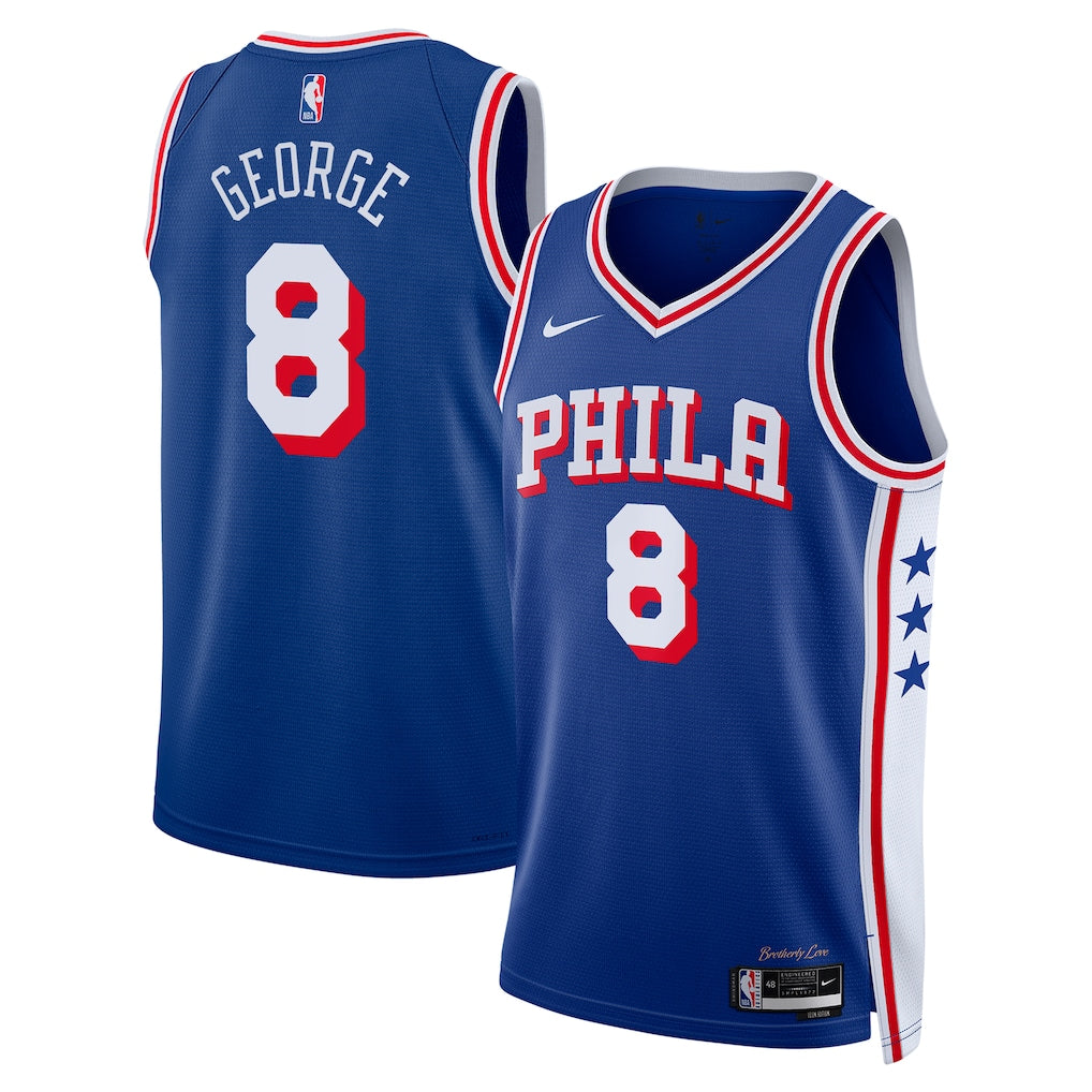 Paul George Philadelphia 76ers Unisex - Swingman Jersey - Royal