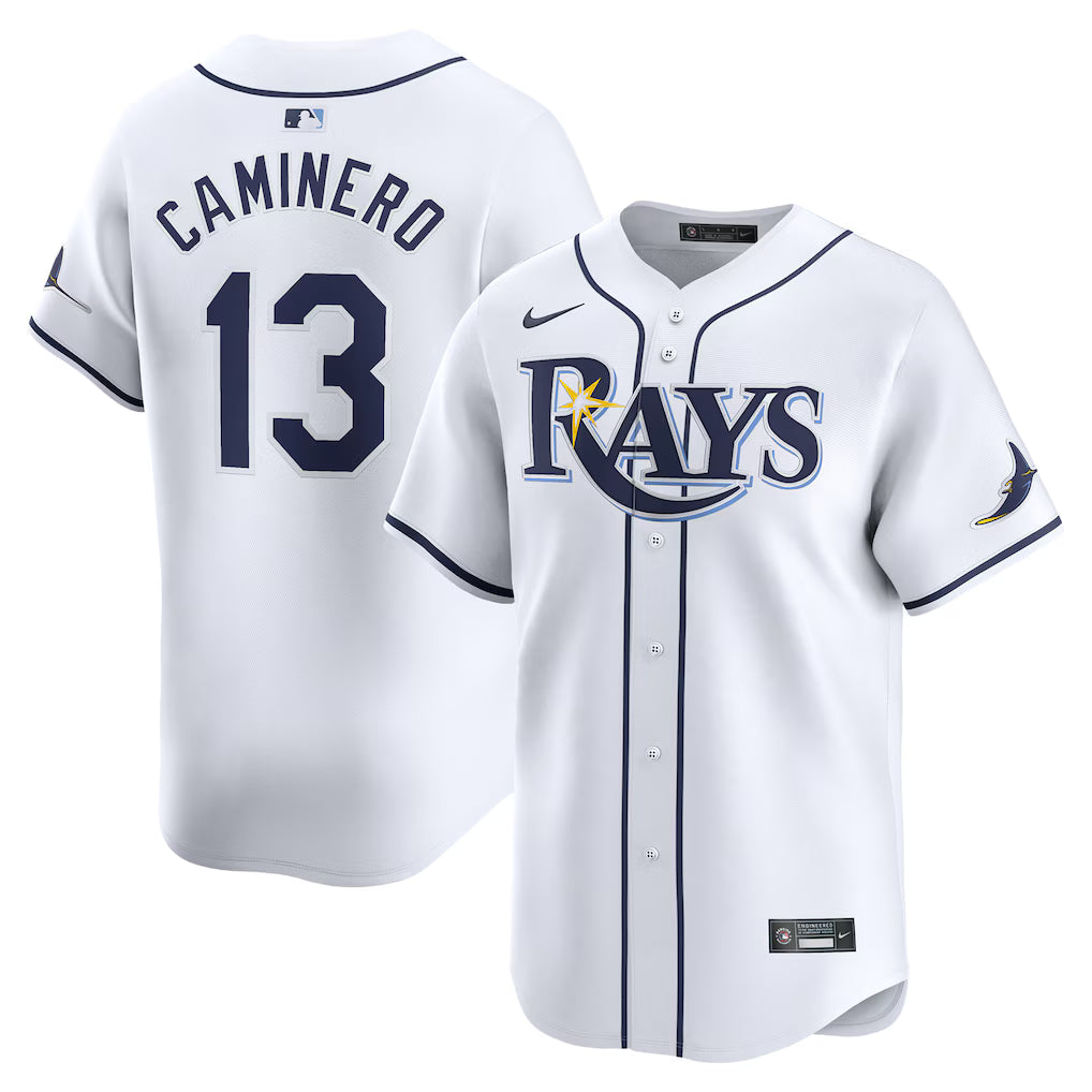 Junior Caminero Tampa Bay Rays Home Jersey - White