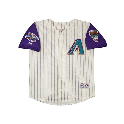 Randy Johnson 2001 Arizona Diamondbacks Alternate World Series Jersey - Ivory